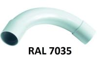 90°-Bocht RAL 7035 PVC voor R. Buis